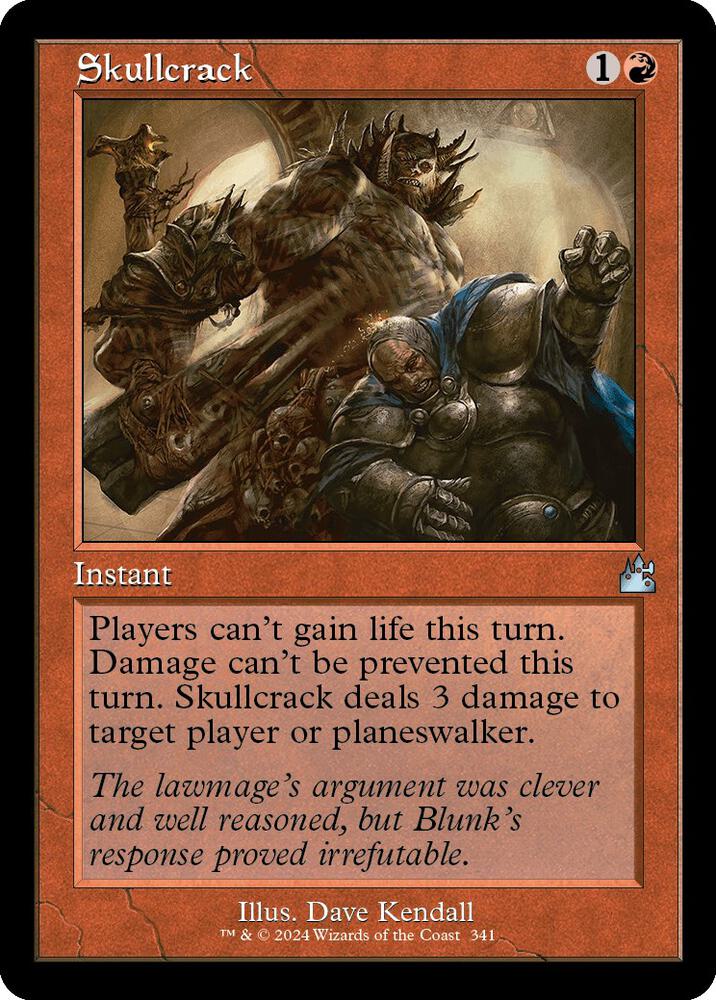 Skullcrack 341 (Ravnica Remastered)  - Foil | Good Games Adelaide SA