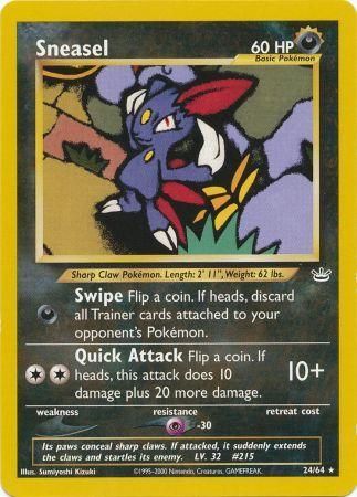 Sneasel (24/64) [Neo Revelation Unlimited] | Good Games Adelaide SA