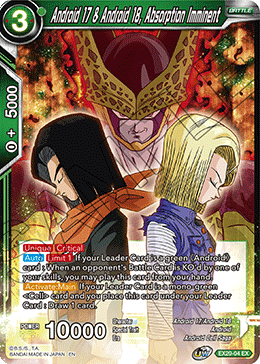 Android 17 & Android 18, Absorption Imminent (EX20-04) [Ultimate Deck 2022] | Good Games Adelaide SA