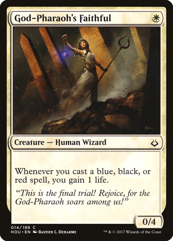 God-Pharaoh's Faithful 14 (Hour of Devastation)  - Foil | Good Games Adelaide SA