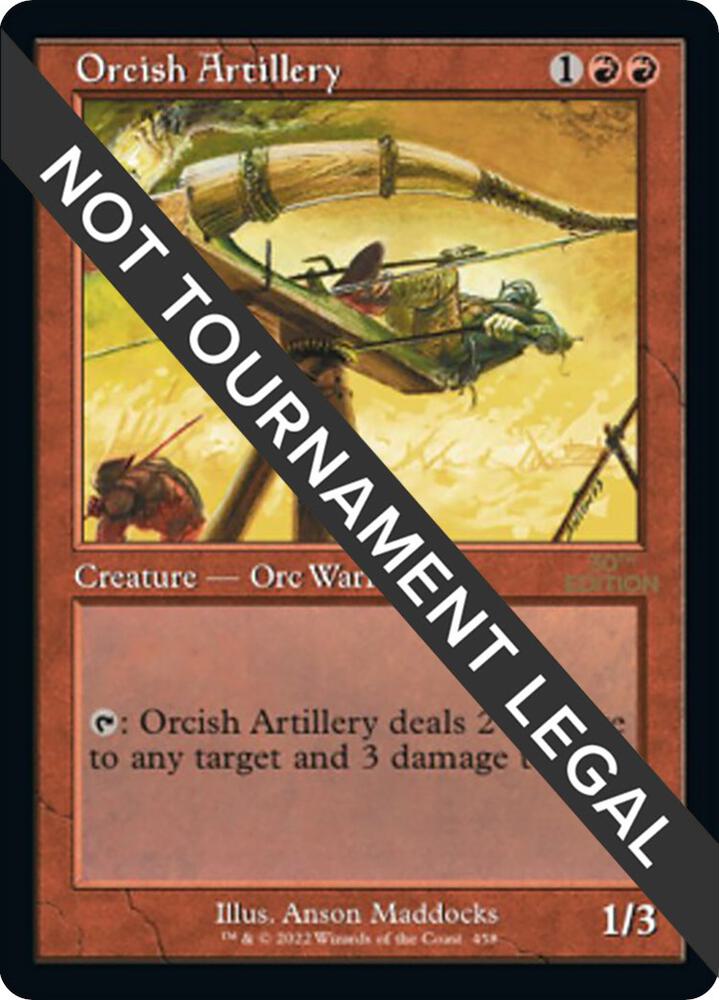 Orcish Artillery Retro Frame 458/594 (30th Anniversary Edition)  | Good Games Adelaide SA
