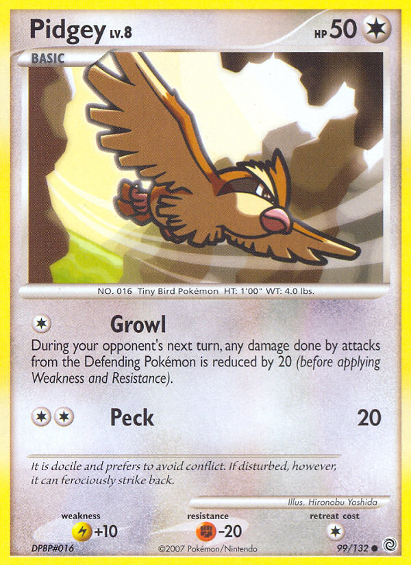 Pidgey (99/132) [Diamond & Pearl: Secret Wonders] | Good Games Adelaide SA