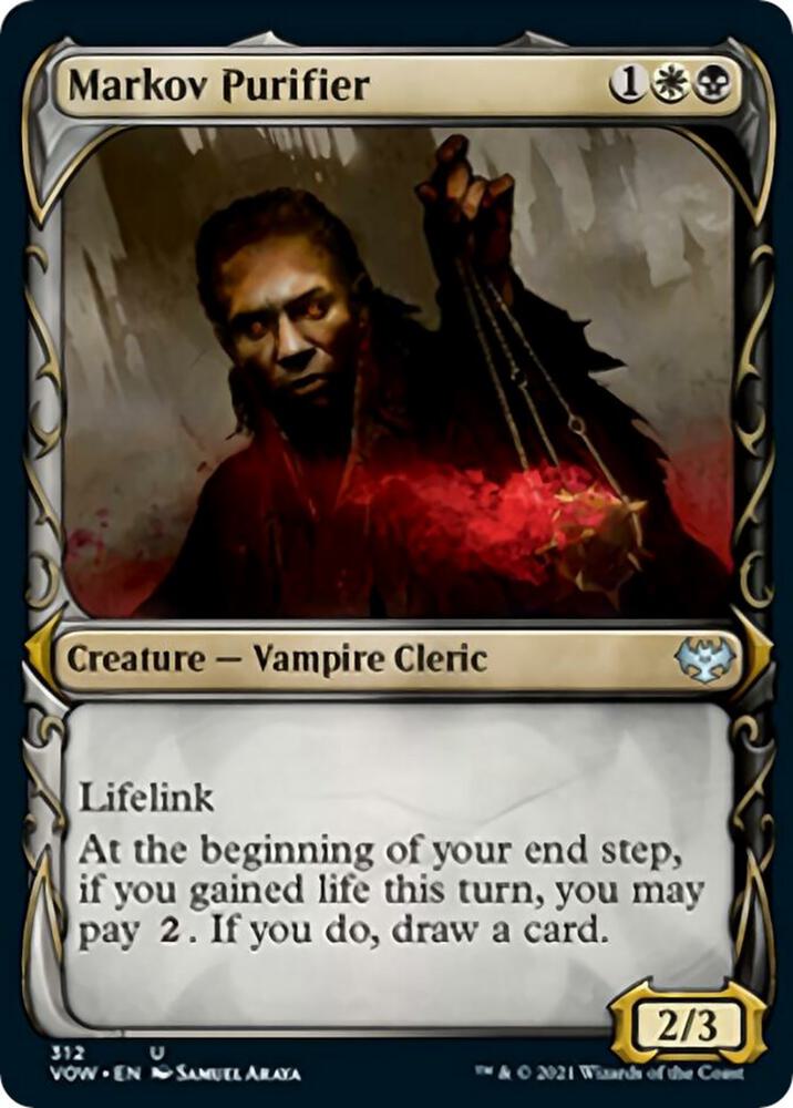 Markov Purifier Showcase 312 (Innistrad: Crimson Vow)  - Foil | Good Games Adelaide SA
