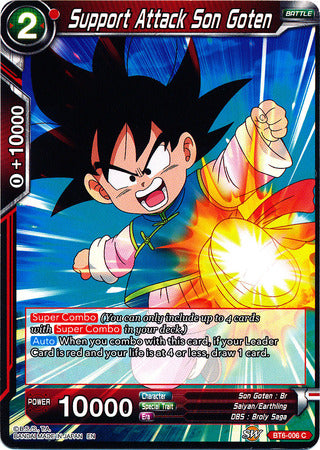 Support Attack Son Goten [BT6-006] | Good Games Adelaide SA