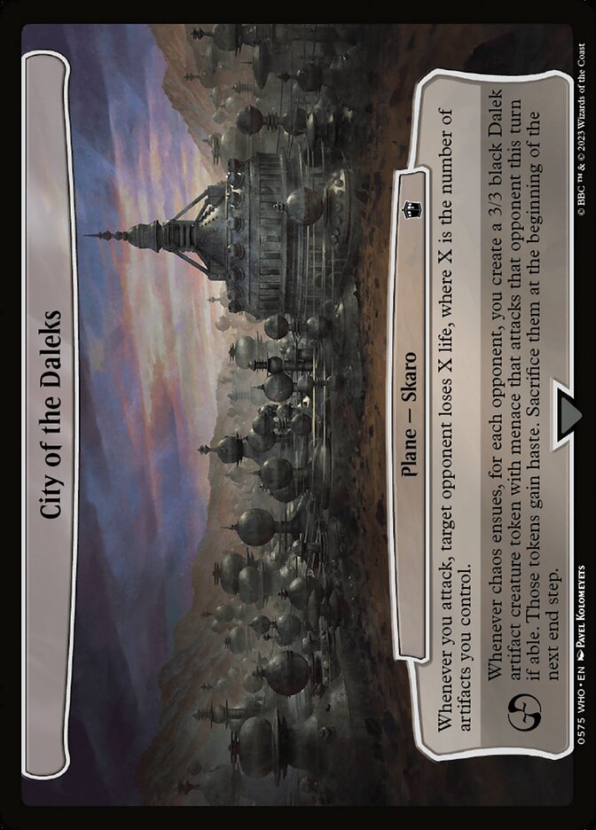 City of the Daleks 575 (Planechase: Universes Beyond: Doctor Who)  | Good Games Adelaide SA