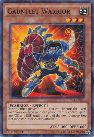 Gauntlet Warrior [BP03-EN070] Shatterfoil Rare | Good Games Adelaide SA