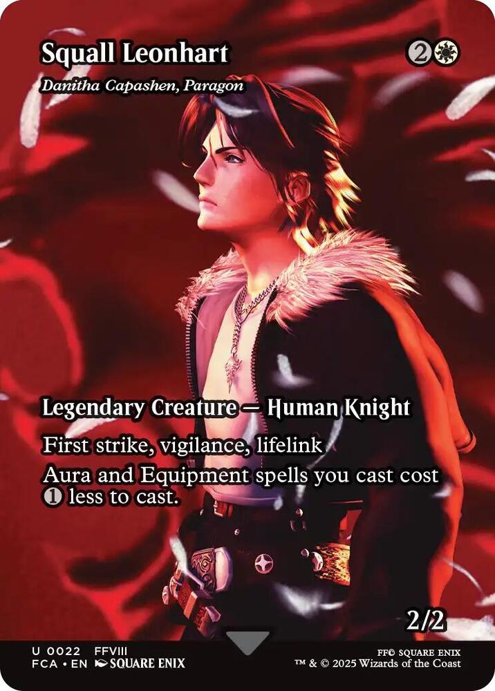 Squall Leonhart Danitha Capashen Paragon  22 (FINAL FANTASY: Through the Ages)  - Foil | Good Games Adelaide SA