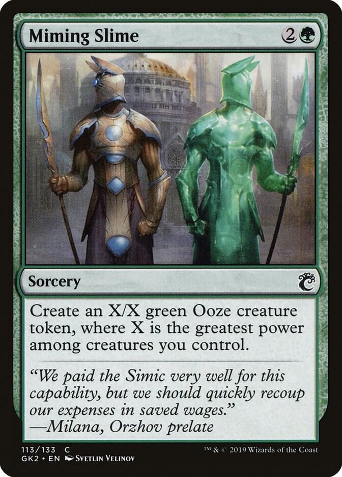 Miming Slime 113 (Ravnica Allegiance: Guild Kits)  | Good Games Adelaide SA