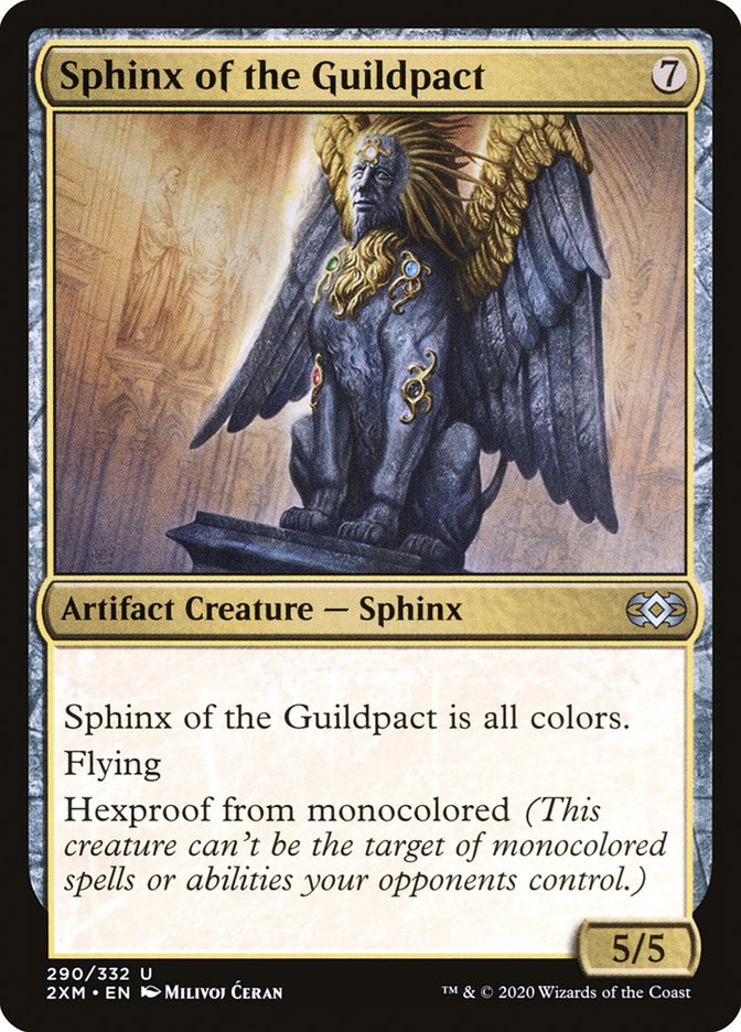 Sphinx of the Guildpact 290 (Double Masters)  - Foil | Good Games Adelaide SA