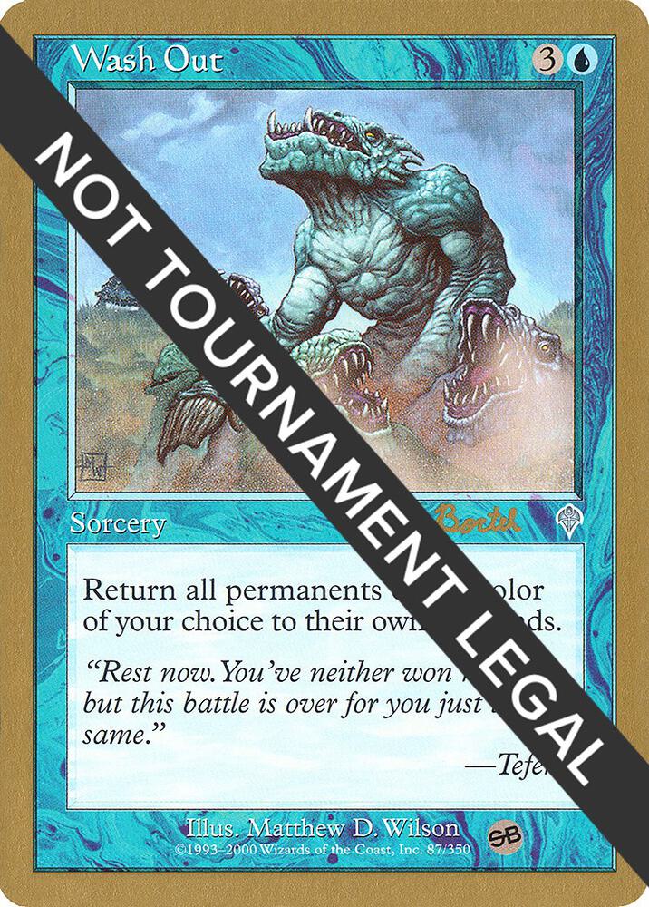 Wash Out 2001 Alex Borteh INV SB ab87bsb/138 (World Championship Decks)  | Good Games Adelaide SA