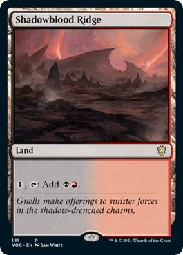 Shadowblood Ridge 181 (Commander: Innistrad: Crimson Vow)  | Good Games Adelaide SA