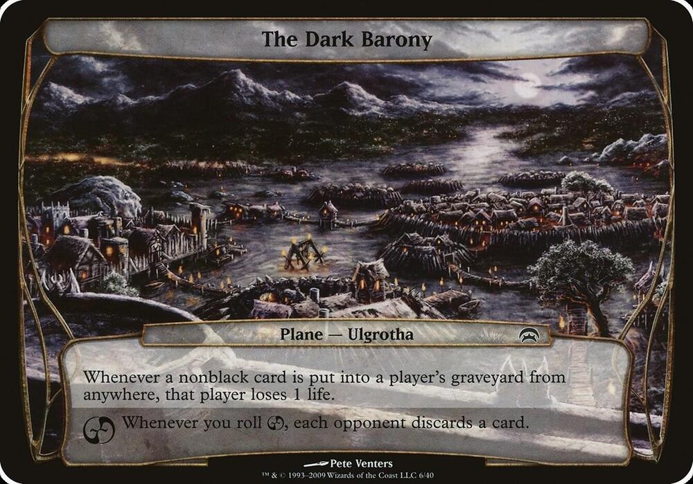 The Dark Barony Planechase  (Oversize Cards)  | Good Games Adelaide SA