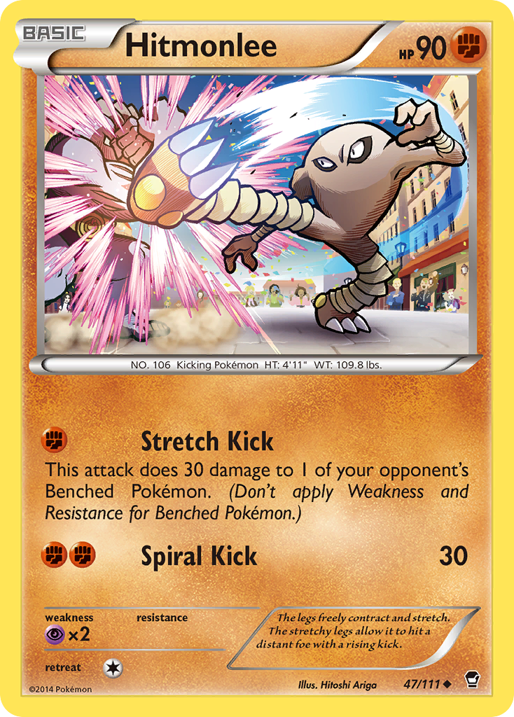 Hitmonlee (47/111) [XY: Furious Fists] | Good Games Adelaide SA