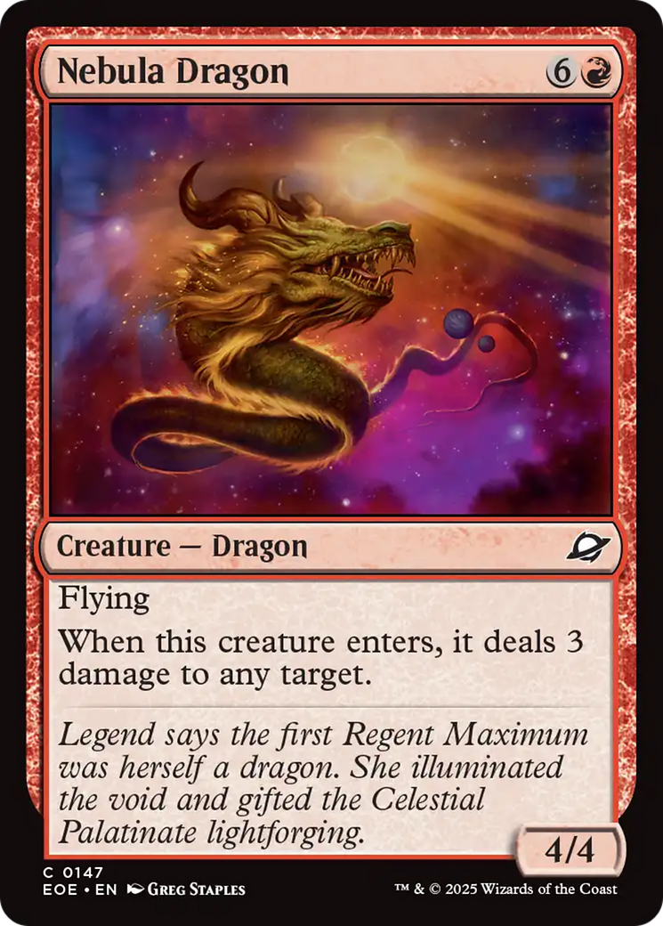 Nebula Dragon [Edge of Eternities] | Good Games Adelaide SA
