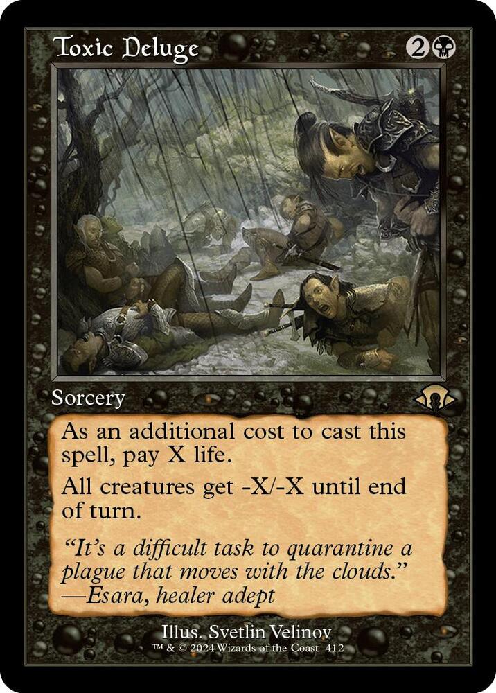 Toxic Deluge 412 (Modern Horizons 3)  - Retro Foil | Good Games Adelaide SA