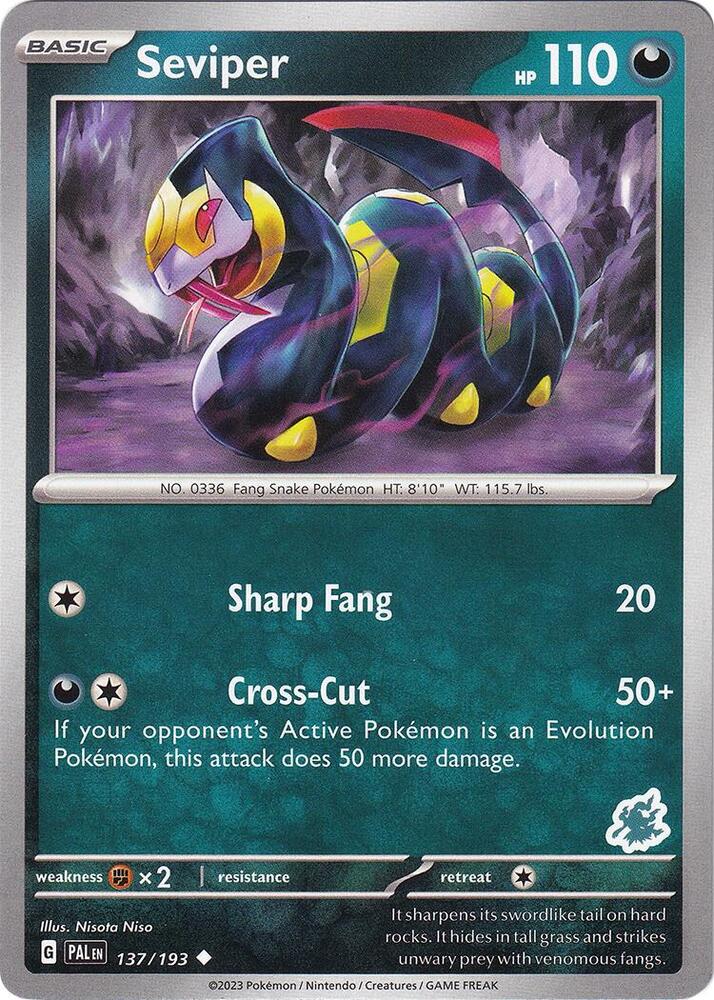 Seviper Darkrai Deck 137/193 (Battle Academy 2024)  | Good Games Adelaide SA