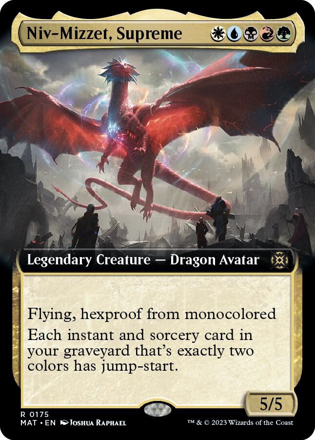 Niv-Mizzet, Supreme 175/50 (March of the Machine: The Aftermath)  - Extended Art | Good Games Adelaide SA