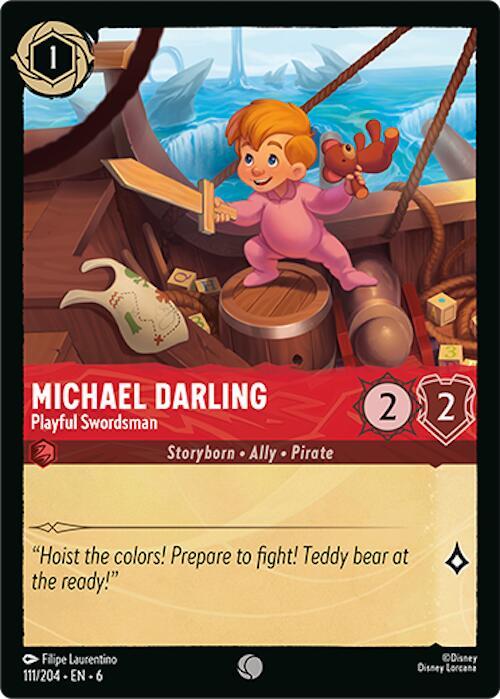 Michael Darling Playful Swordsman 111/204 (Azurite Sea)  | Good Games Adelaide SA