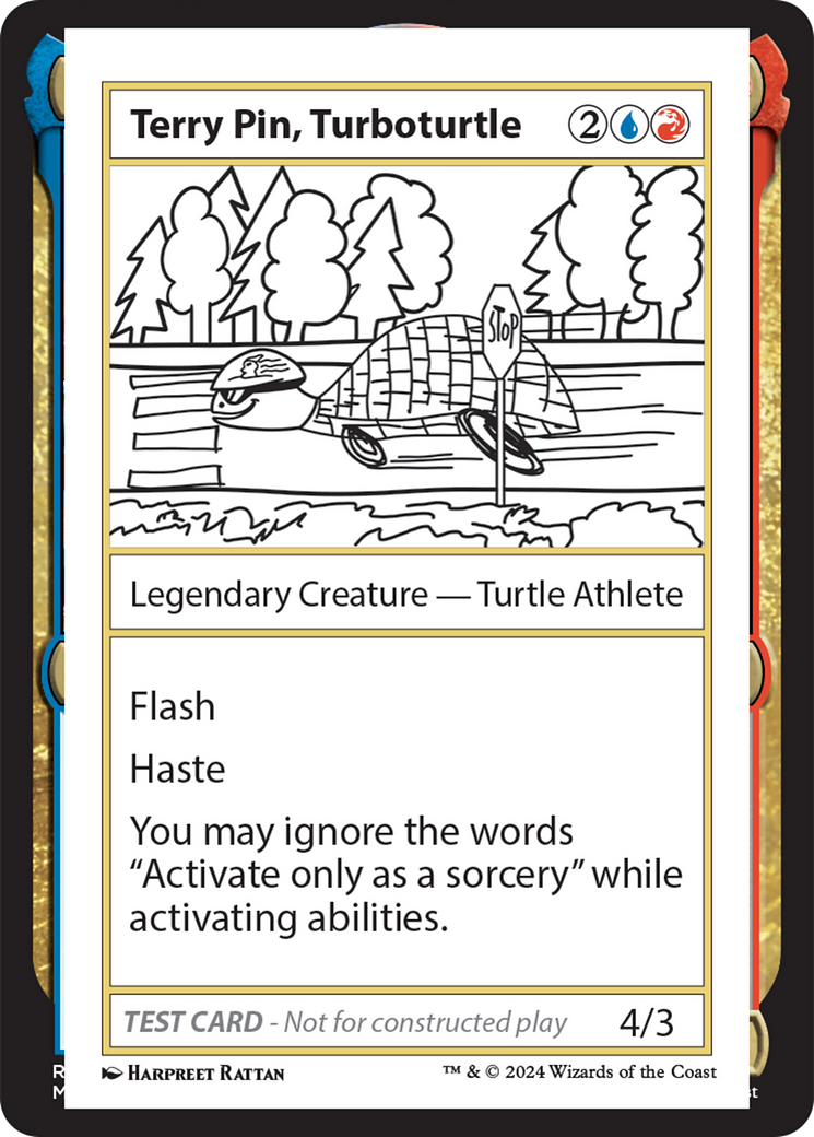 Terry Pin, Turboturtle [Mystery Booster 2 Playtest Cards] | Good Games Adelaide SA