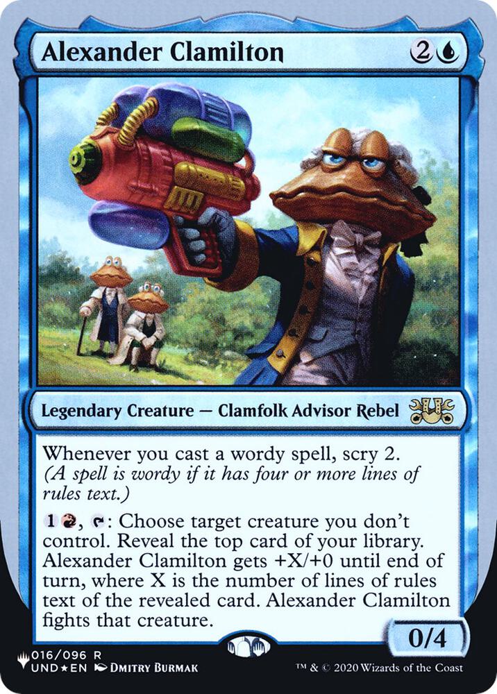 Alexander Clamilton 016/096 (The List Reprints)  - Foil | Good Games Adelaide SA