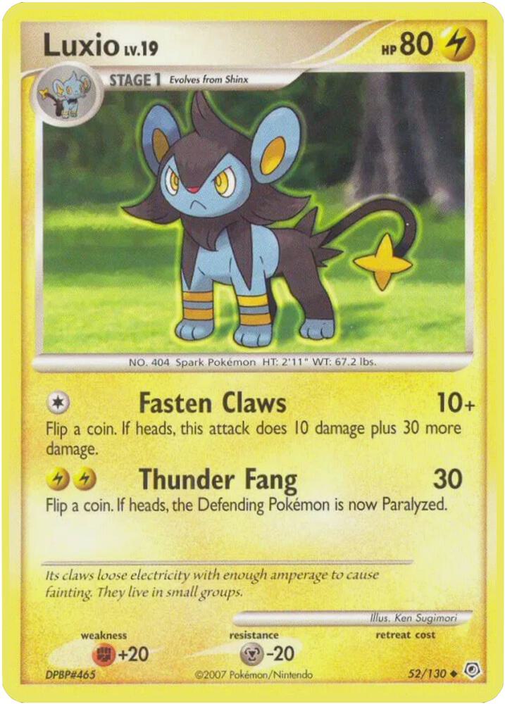 Luxio 52/130 (Diamond and Pearl)  | Good Games Adelaide SA