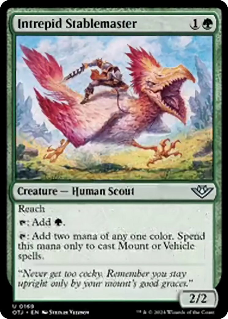 Intrepid Stablemaster [Outlaws of Thunder Junction] | Good Games Adelaide SA