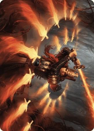 Heartflame Duelist Art Card 38 (Art Series: Wilds of Eldraine)  | Good Games Adelaide SA