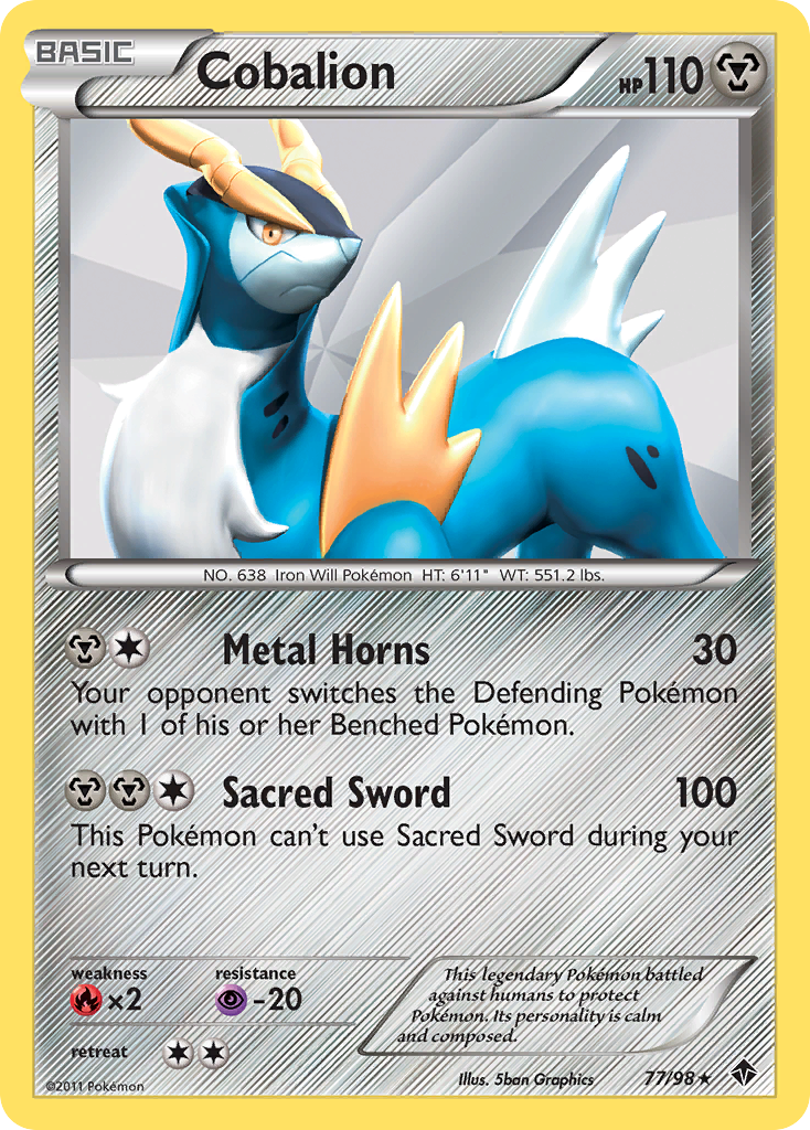 Cobalion (77/98) [Black & White: Emerging Powers] | Good Games Adelaide SA