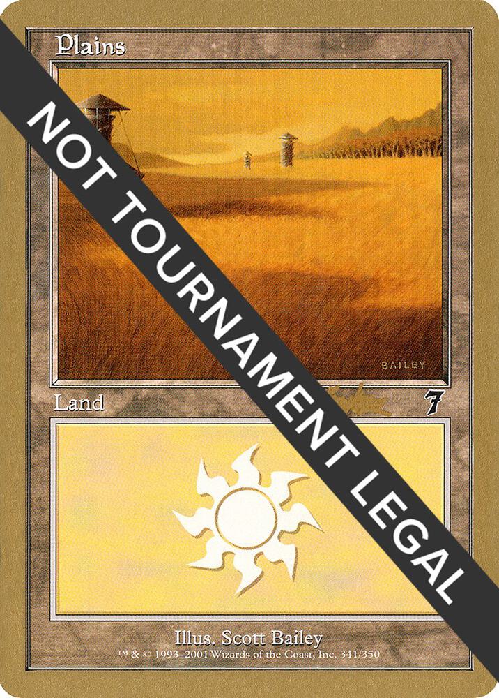 Plains 341 2002 Brian Kibler 7ED bk341/153 (World Championship Decks)  | Good Games Adelaide SA