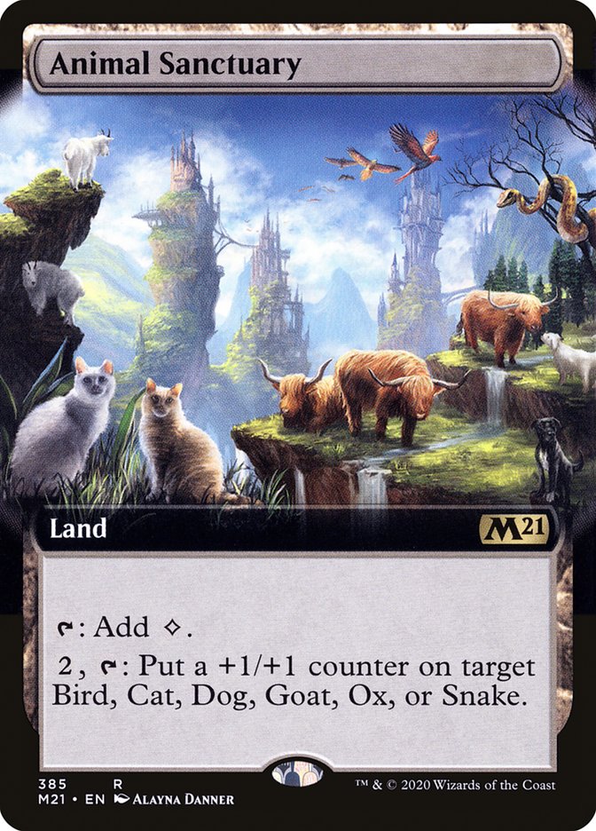 Animal Sanctuary (Extended Art) [Core Set 2021] | Good Games Adelaide SA