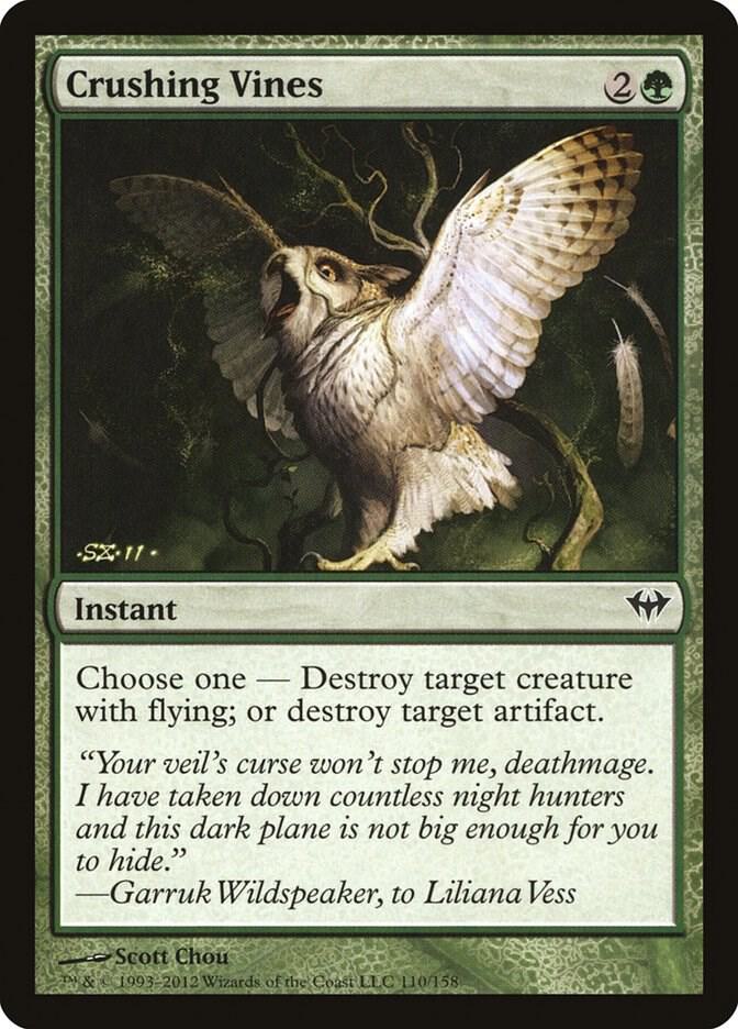 Crushing Vines 110 (Dark Ascension)  - Foil | Good Games Adelaide SA
