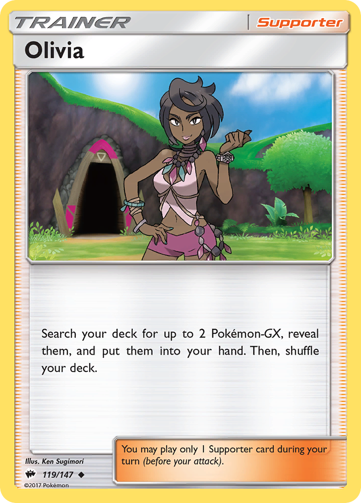 Olivia (119/147) [Sun & Moon: Burning Shadows] | Good Games Adelaide SA