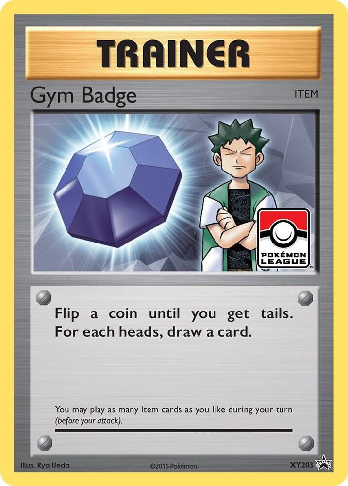 Gym Badge Brock XY203 (XY Promos)  - Holofoil | Good Games Adelaide SA