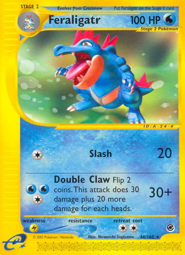 Feraligatr (46/165) [Expedition: Base Set] | Good Games Adelaide SA