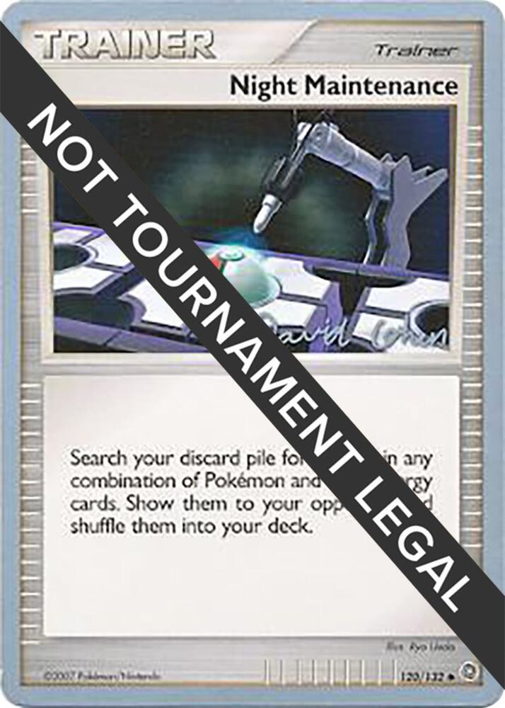 Night Maintenance 2009 David Cohen 120/132 (World Championship Decks)  | Good Games Adelaide SA