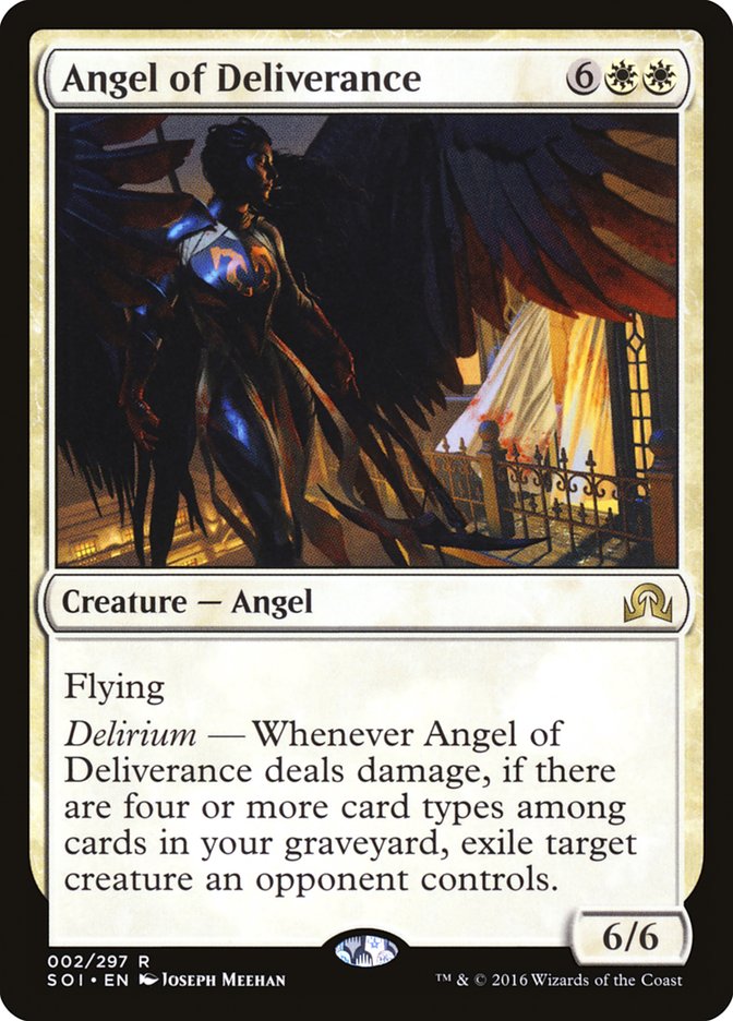 Angel of Deliverance 2 (Shadows over Innistrad)  - Foil | Good Games Adelaide SA