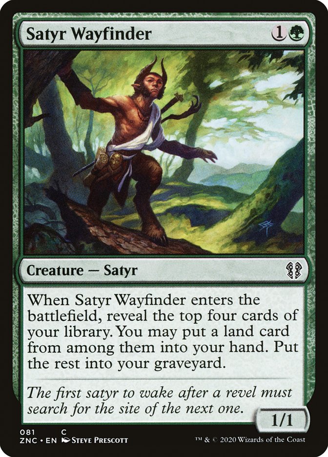 Satyr Wayfinder [Zendikar Rising Commander] | Good Games Adelaide SA