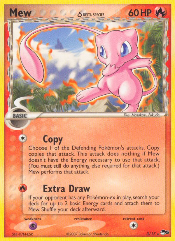 Mew (3/17) (Delta Species) [POP Series 5] | Good Games Adelaide SA