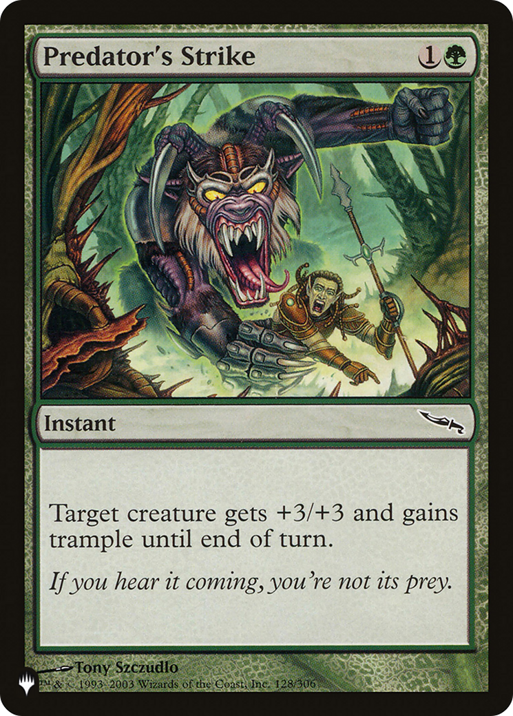 Predator's Strike [The List Reprints] | Good Games Adelaide SA