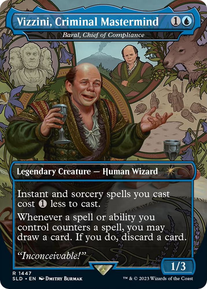 Vizzini Criminal Mastermind Baral Chief of Compliance 1447 (Secret Lair Drop Series)  | Good Games Adelaide SA