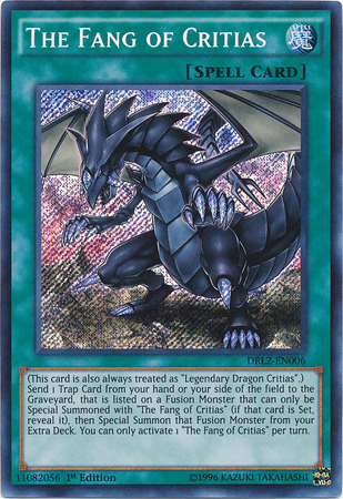 The Fang of Critias [DRL2-EN006] Secret Rare | Good Games Adelaide SA