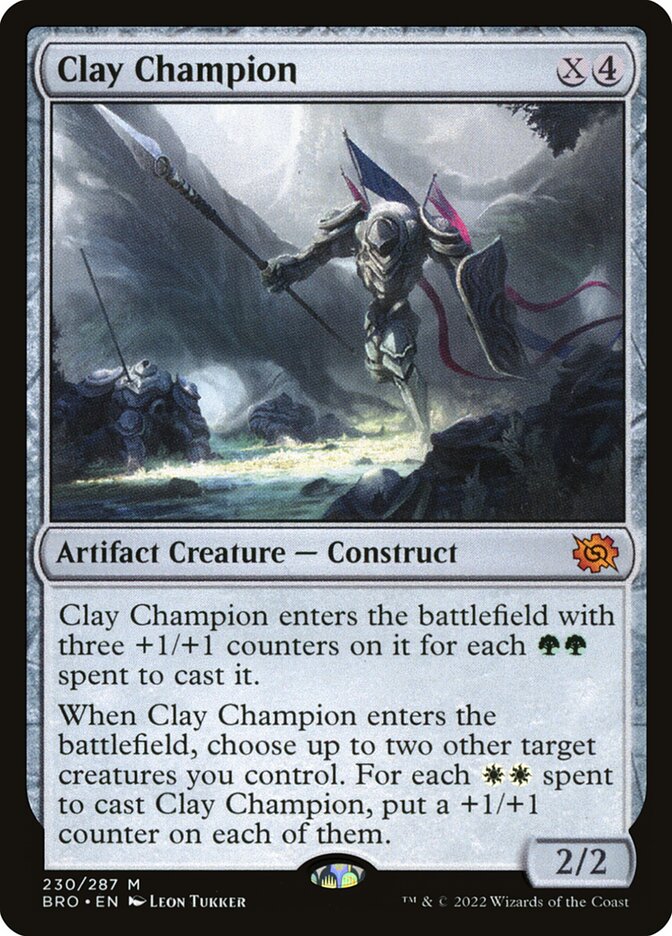 Clay Champion 230 (The Brothers' War)  - Foil | Good Games Adelaide SA
