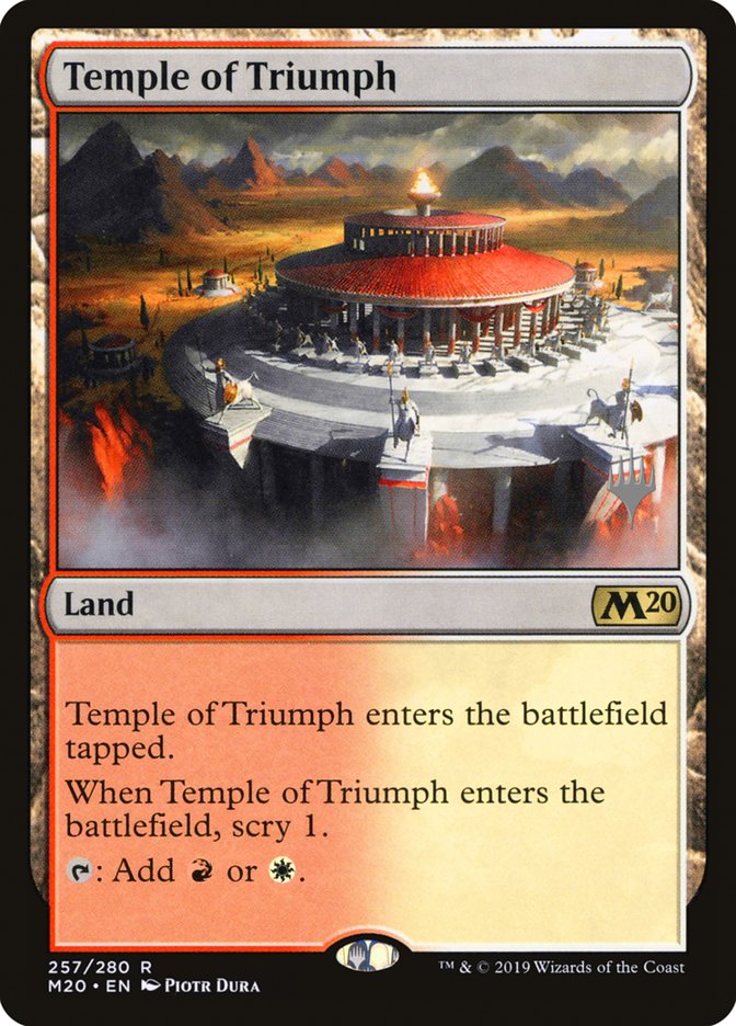 Temple of Triumph [Core Set 2020 Promos] | Good Games Adelaide SA