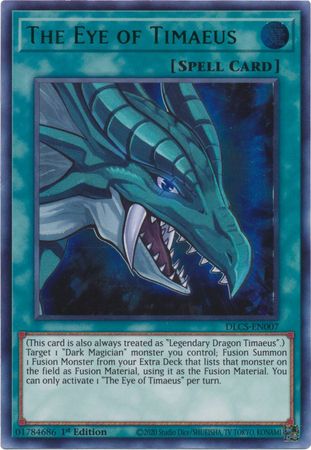 The Eye of Timaeus (Green) [DLCS-EN007] Ultra Rare | Good Games Adelaide SA