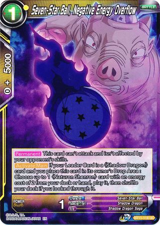 Seven-Star Ball, Negative Energy Overflow [BT11-116] | Good Games Adelaide SA