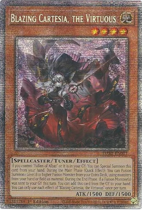 Blazing Cartesia, the Virtuous [DABL-EN011] Starlight Rare | Good Games Adelaide SA