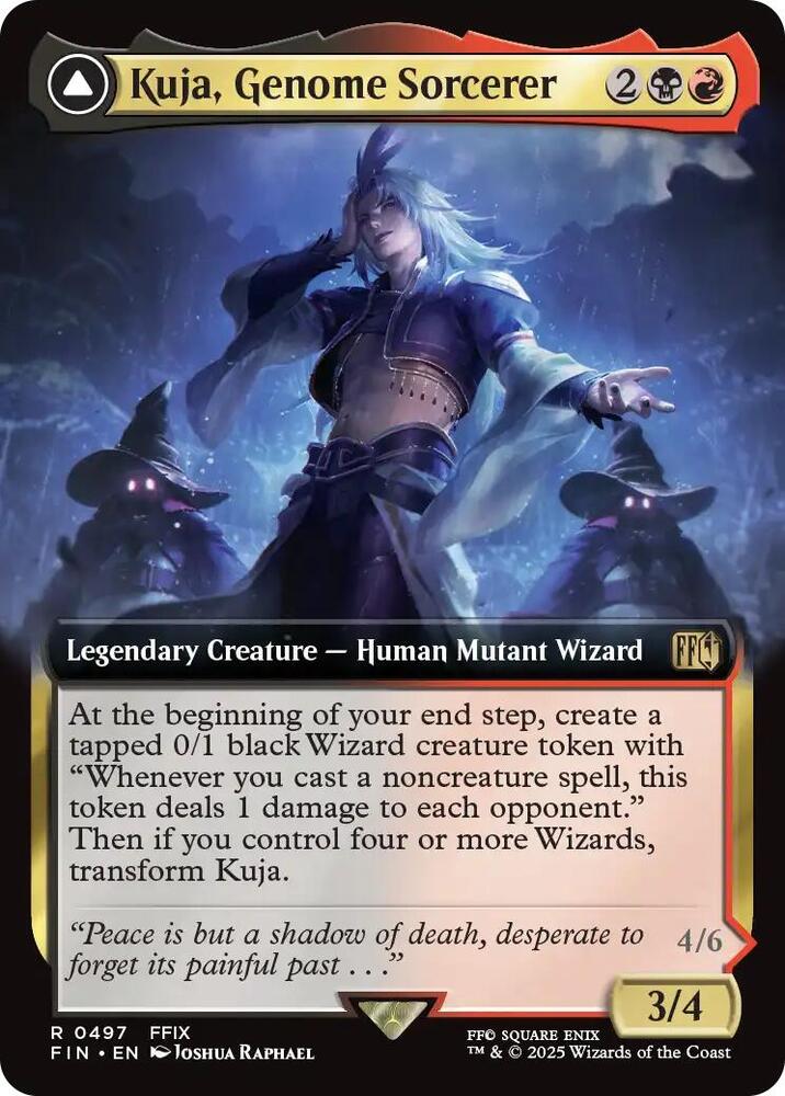 Kuja, Genome Sorcerer // Trance Kuja, Fate Defied 497 (FINAL FANTASY)  - Extended Art Foil | Good Games Adelaide SA