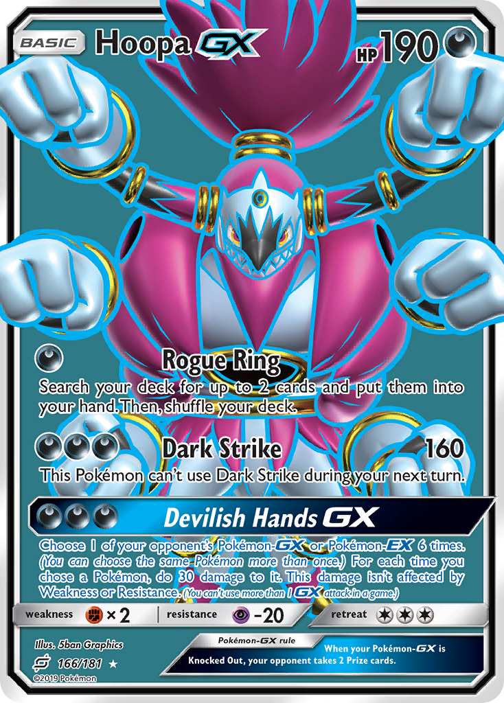 Hoopa GX (166/181) [Sun & Moon: Team Up] | Good Games Adelaide SA