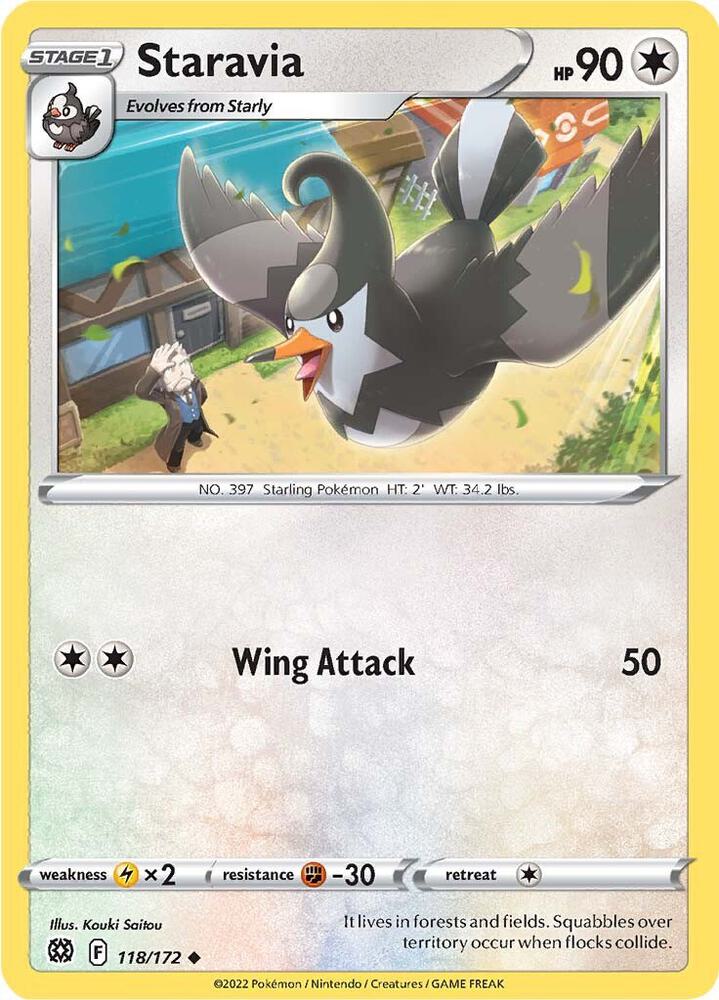 Staravia 118/172 (SWSH09: Brilliant Stars)  | Good Games Adelaide SA