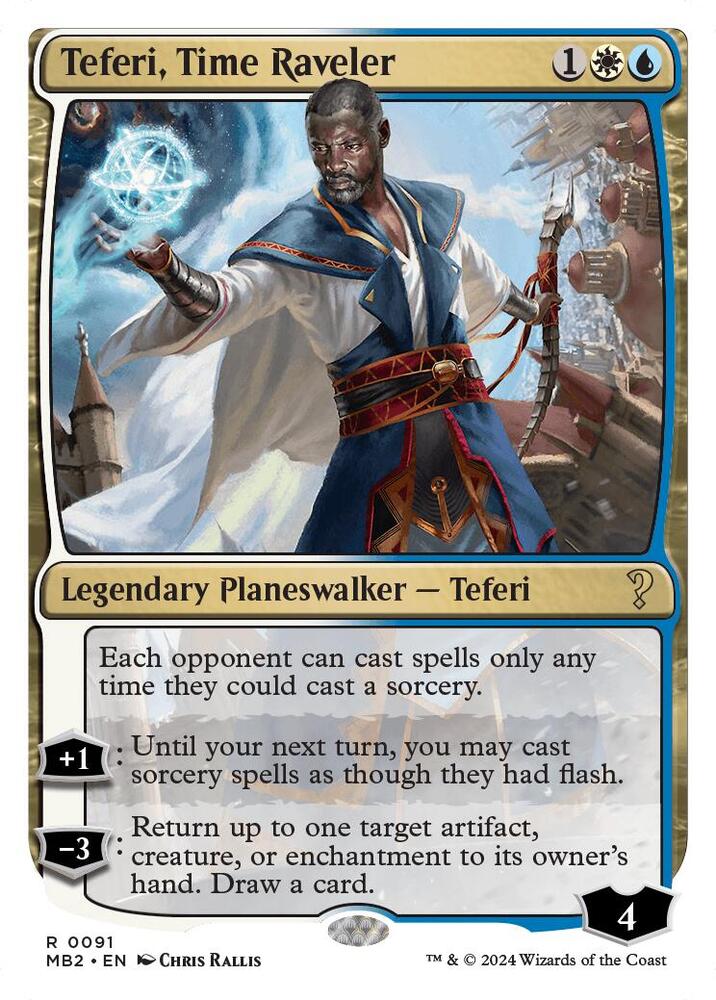 Teferi, Time Raveler 91 (Mystery Booster 2)  | Good Games Adelaide SA